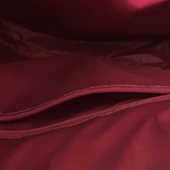 Vibrant Red Patterned Tote Bag - Picture 3 of 3